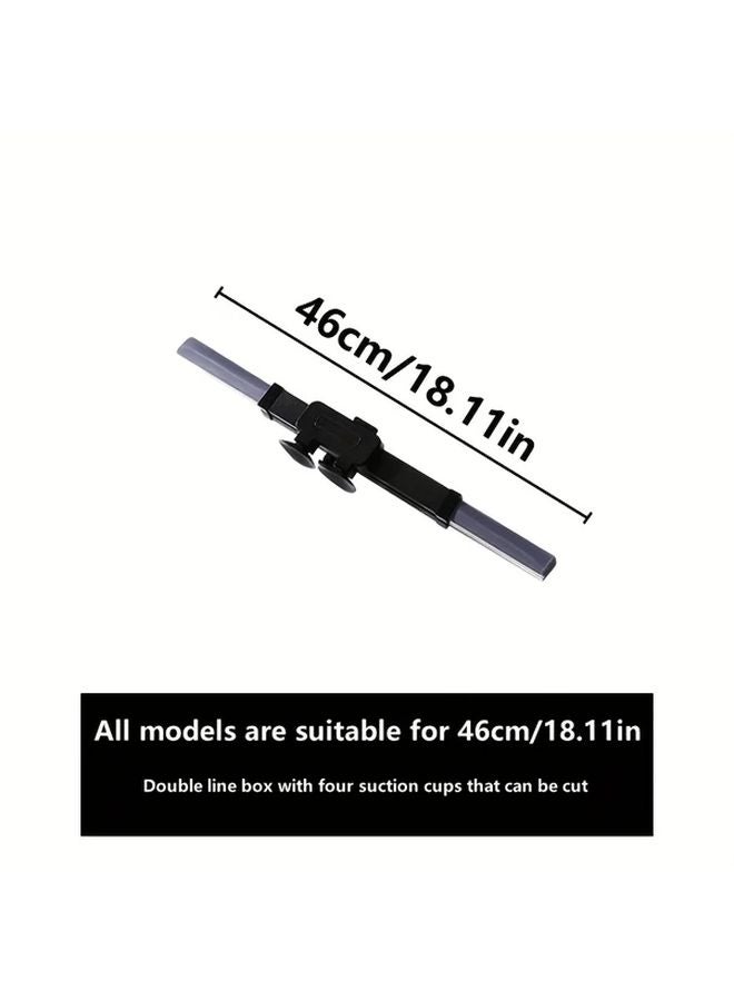 Black Automatic Retractable Car Sunshade Easy Install UV Resistant Heat Insulating - Image 2